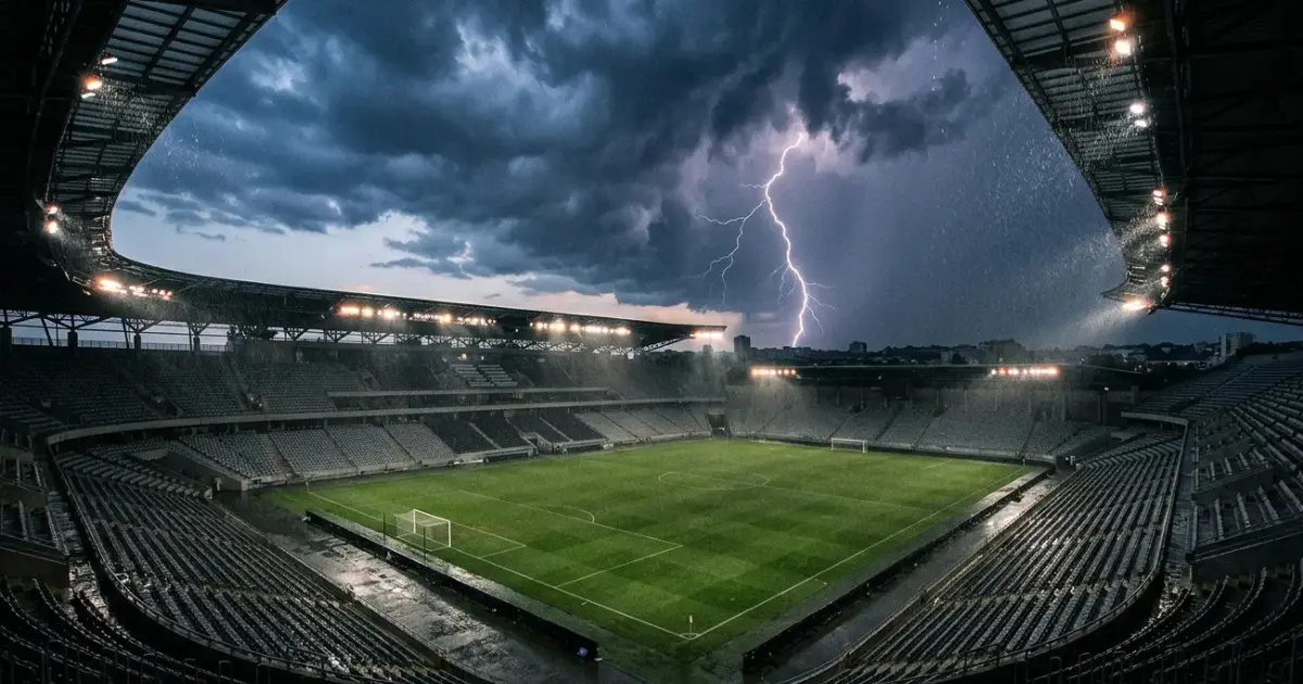Protocolo de tormentas en EE.UU. podría impactar partidos del Mundial 2026 en La Plata.
