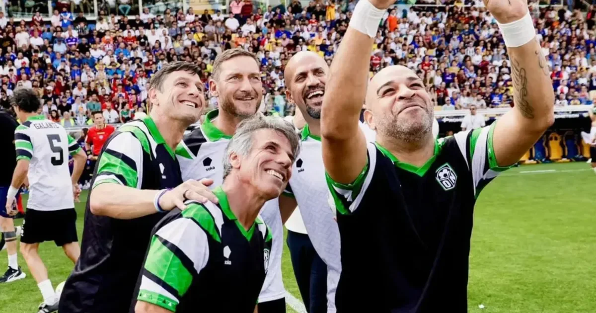 Juan Sebastián Verón regresa al fútbol y deslumbra en evento internacional en Italia