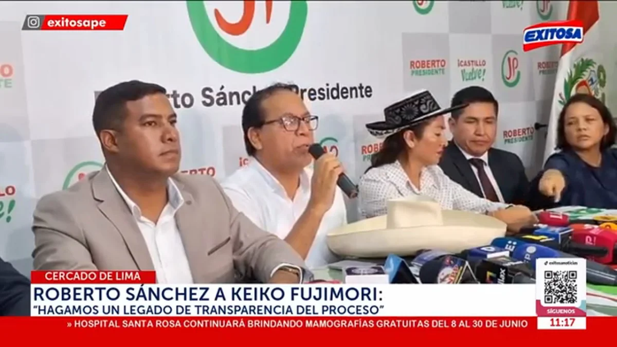 Roberto Sánchez busca apoyo de la comunidad para pagar tasas del JNE en Ensenada