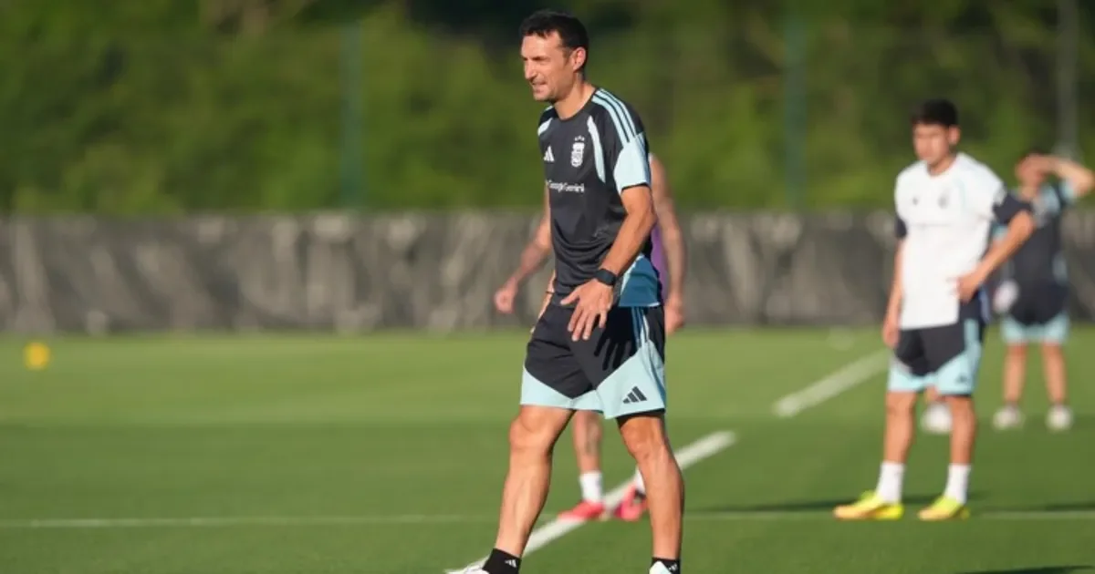 Scaloni define su estrategia: claves para el debut de Argentina ante Argelia
